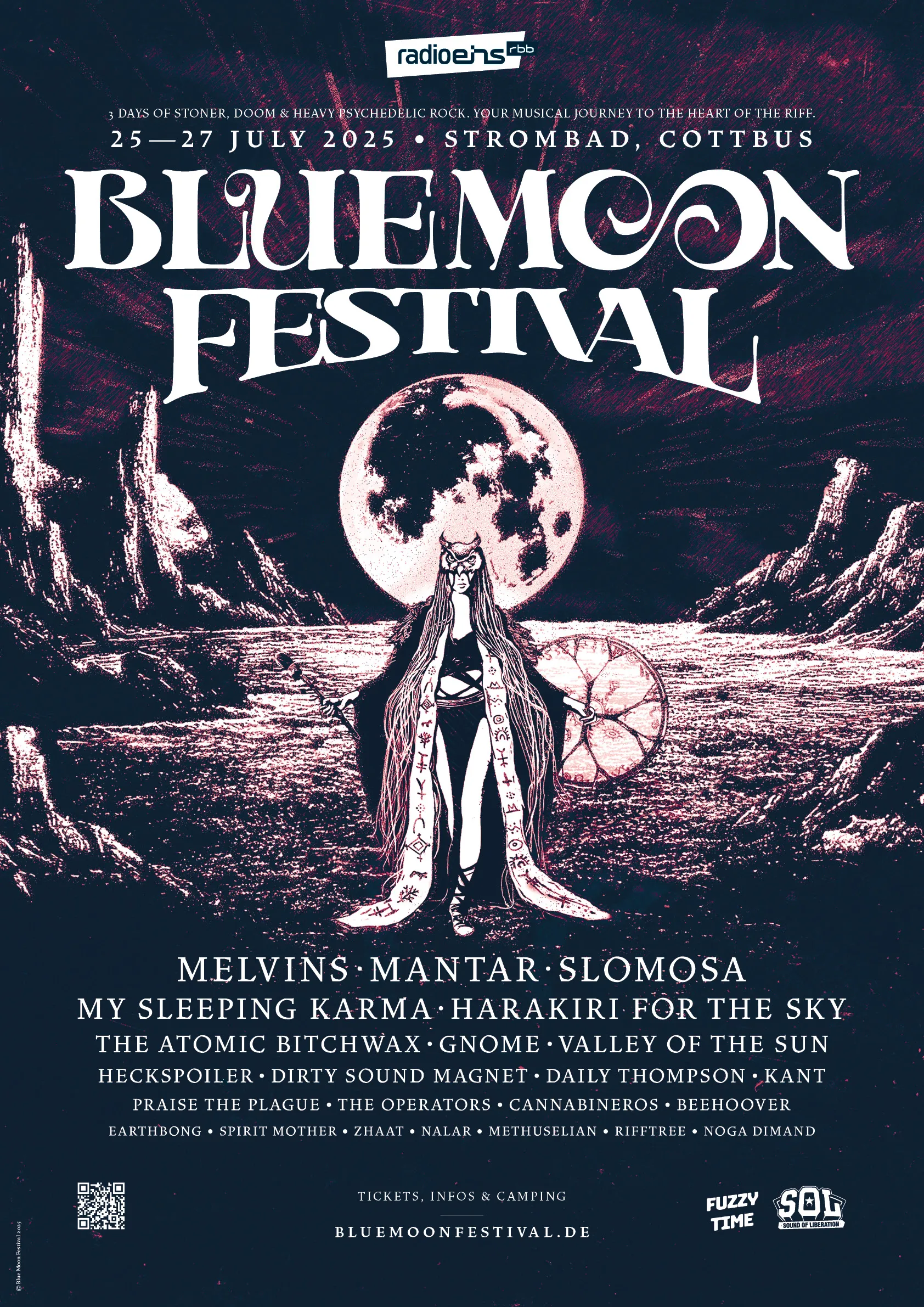 Artwork of Blue Moon Festival 2025